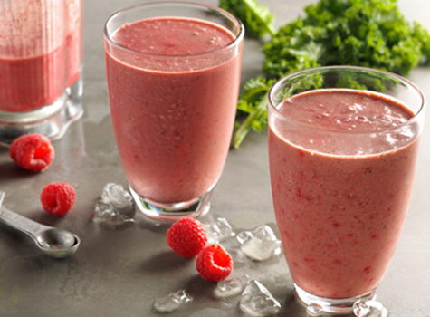 recipe preview image - matcha berry smoothie